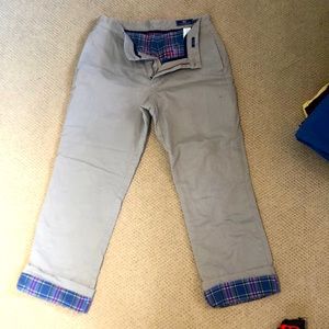 vineyard vines flannel lined chinos